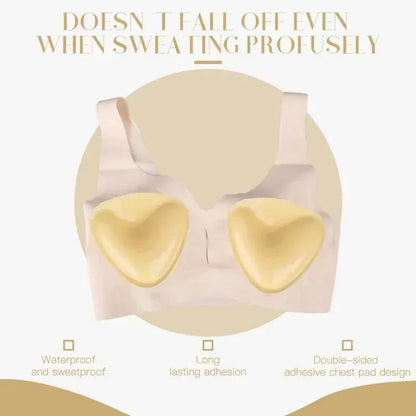 2024 New Hot Double Sided Adhesive Sticky Bra Inserts Push Up Thick Sponge Breast Lift Pads Women Swimsuit Bikini Cup Enhancer